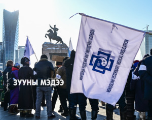 Малын эмч нар тайван жагсаал хийж байна