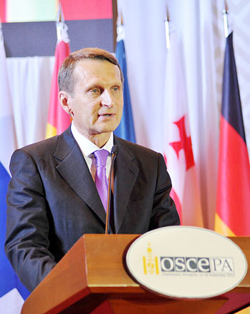 С.Е.Нарышкин: Вашингтон бодит байдлыг ярихгүй байна