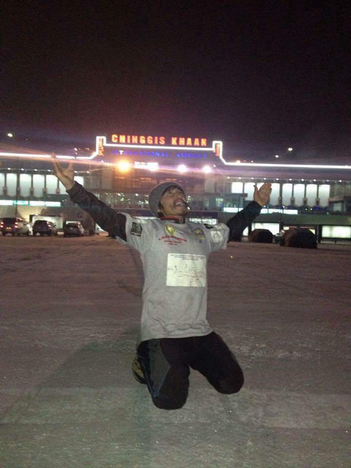 Ч.Мөнгөндалай дугуйгаар 11200 км зам туулан эх орноо бүтэн тойрч чадлаа