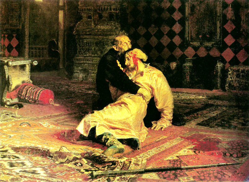 Бүх Оросын анхны хаан, Батын удмын Догшин Иван хүүгээ хөнөөсөн нь