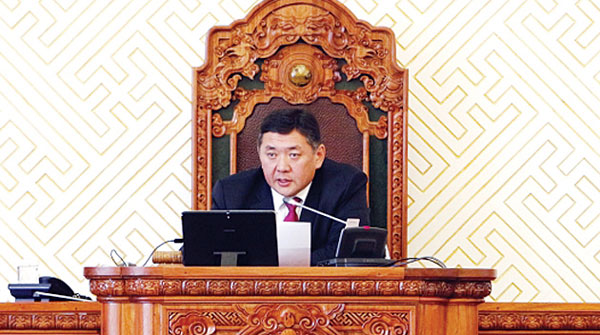 М.Энхболдын гурван үг