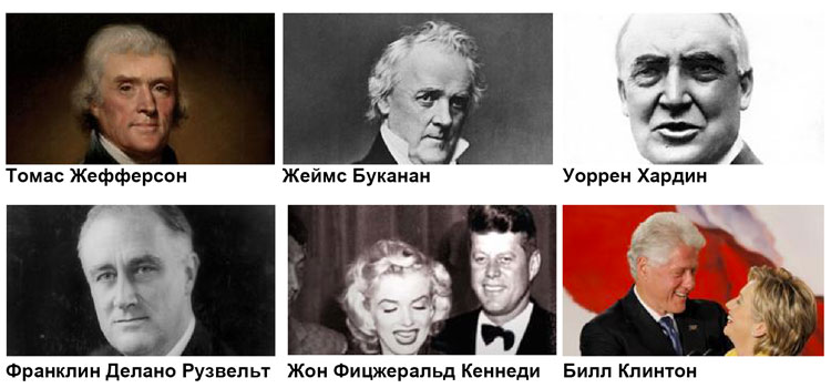 АНУ-ын Ерөнхийлөгч нарын секс шуугиан