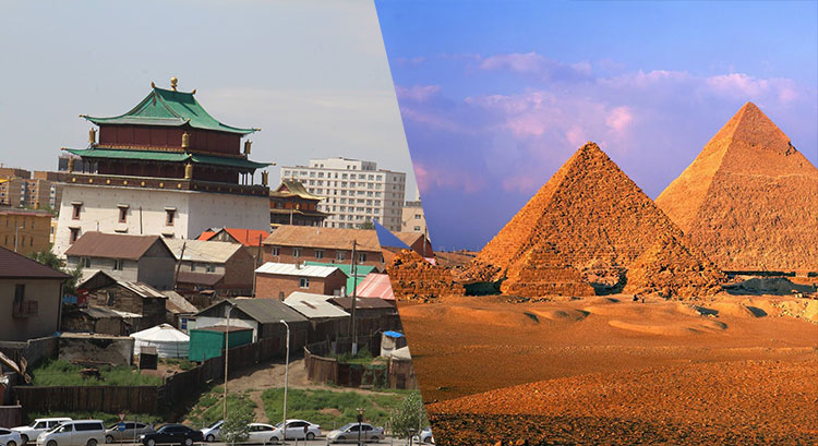 Гандангаа Пирамид шиг байлгасан бол...