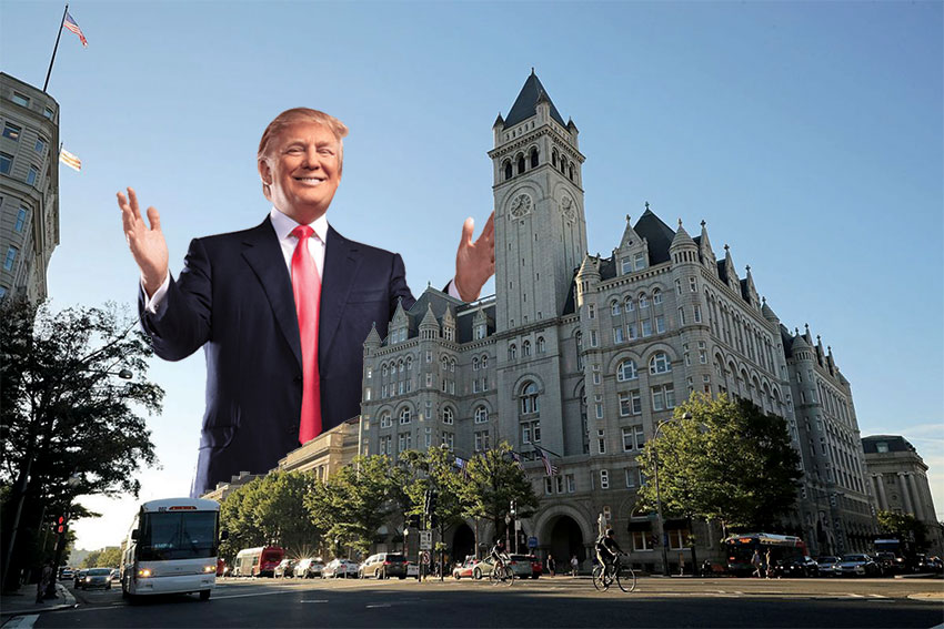 Трампын зочид буудалд “шатдаун” яагаад үйлчлэхгүй байгаагийн учрыг сэтгүүлчид тодруулав
