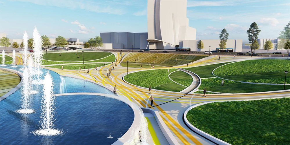 Төв талбайн урд хэсгийг ингэж тохижуулна