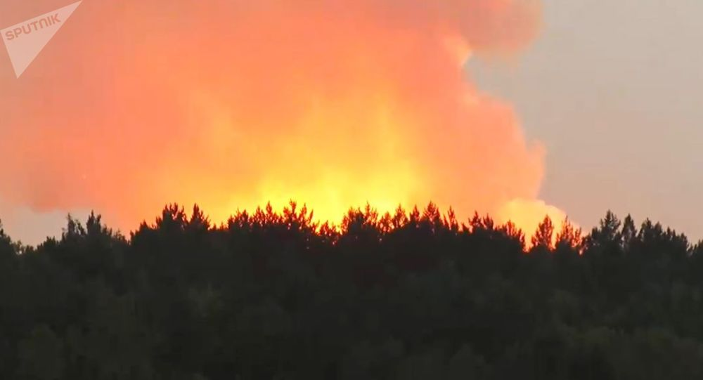 Зэвсгийн агуулахад гарсан түймрийг унтраалаа