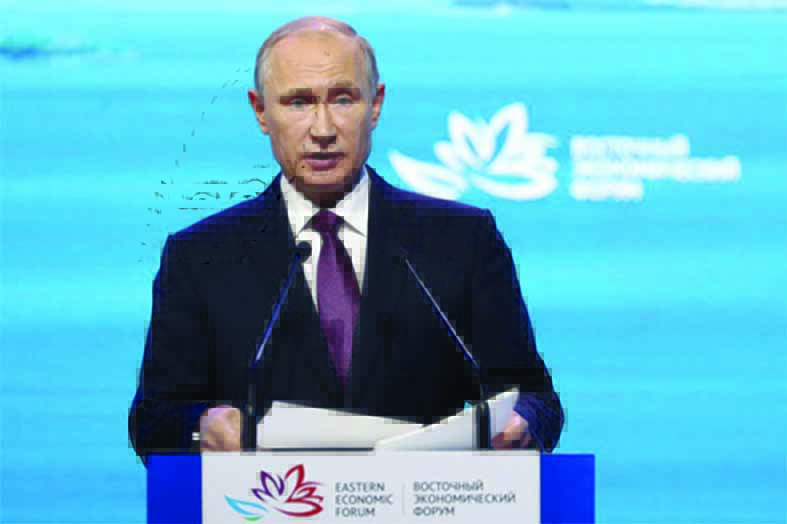 Владимир Путин Алс дорнодын эдийн засгийн форумын нэгдсэн хуралдаанд оролцоно