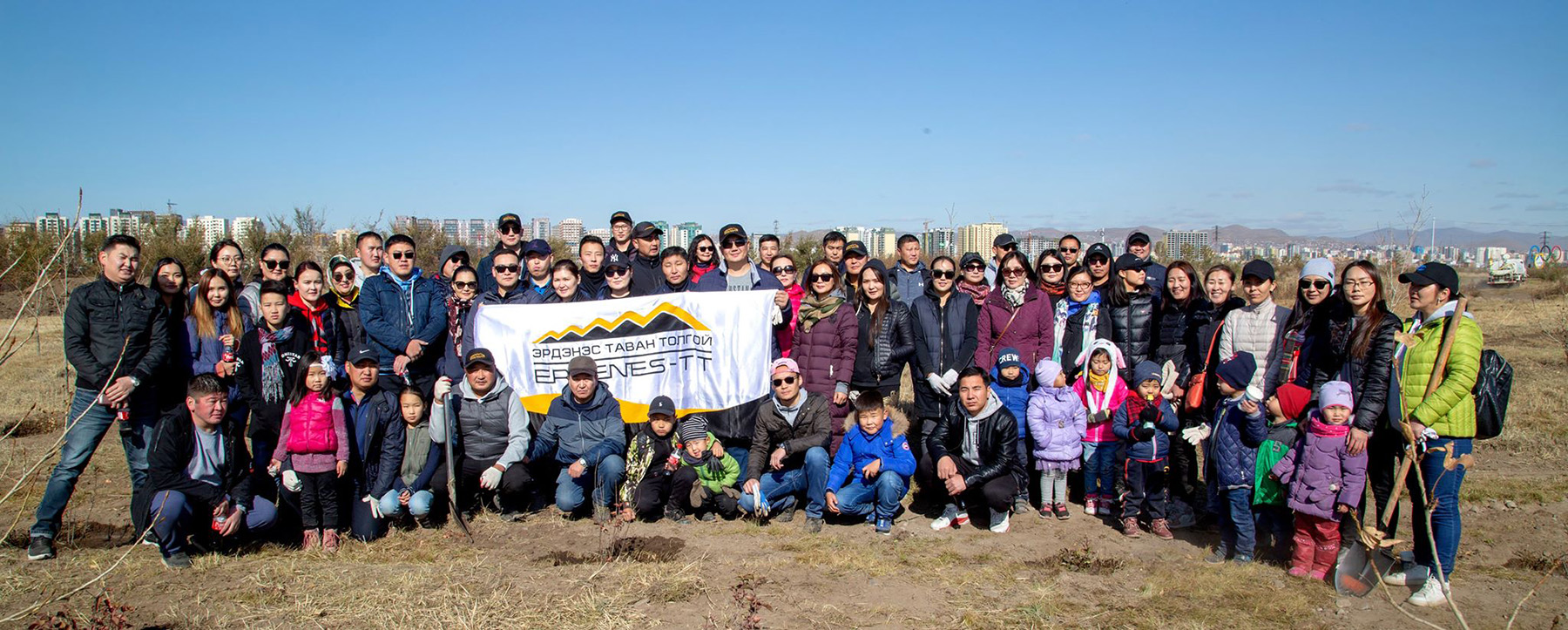 “Эрдэнэс-тавантолгой” хк нэрэмжит төгөлдөө 100 мод тарилаа