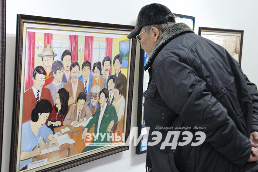 Ардчилсан хувьсгалын 30 жилийн ойд зориулсан зураач Л.Хадбаатарын “Түүчээ цаг” үзэсгэлэн