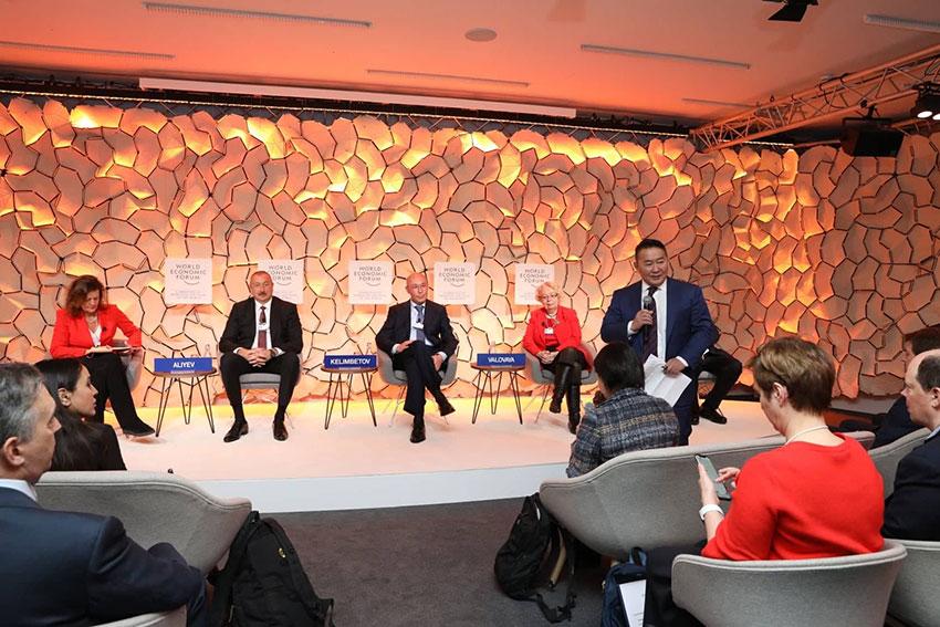 Ерөнхийлөгч Х.Баттулга анх удаа Давос-ийн чуулганд