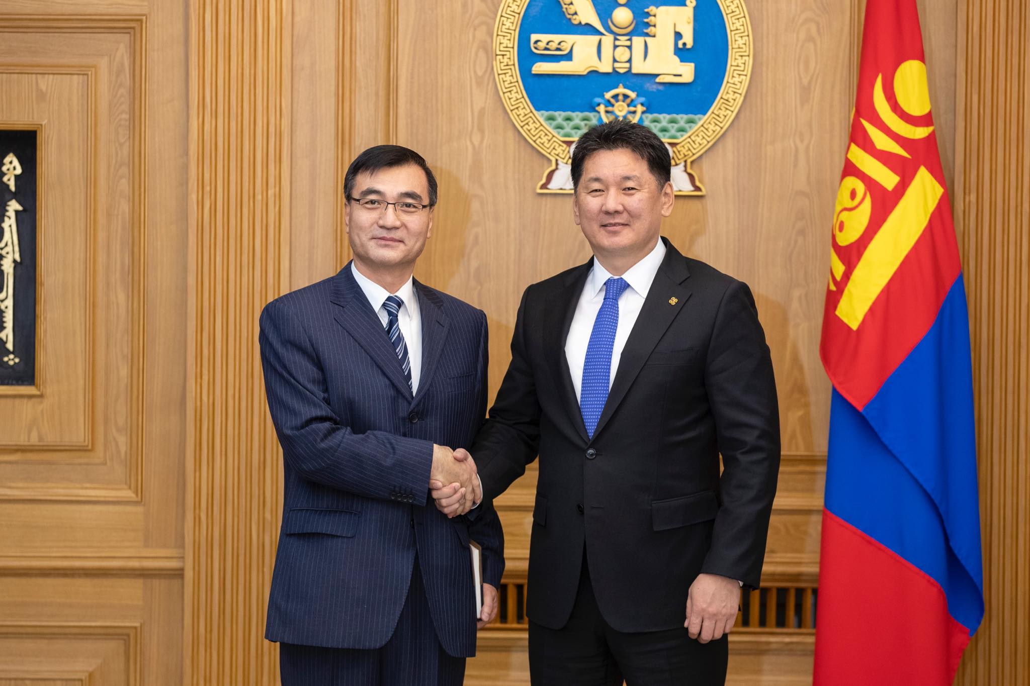 Ерөнхий сайд У.Хүрэлсүхэд БНХАУ-аас Монгол Улсад суугаа Элчин сайд Чай Вэньруй бараалхав